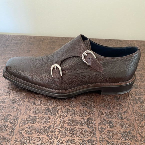 BRAND NEW CUSTOM Italian Double Monk Strap Shoes - Picture 4 of 9